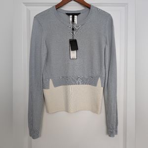 BCBG Maxazria color block sweater